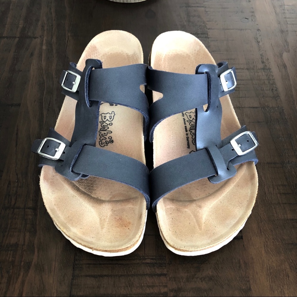 Birkenstock’s Birki’s Blue Double Strap Like New
